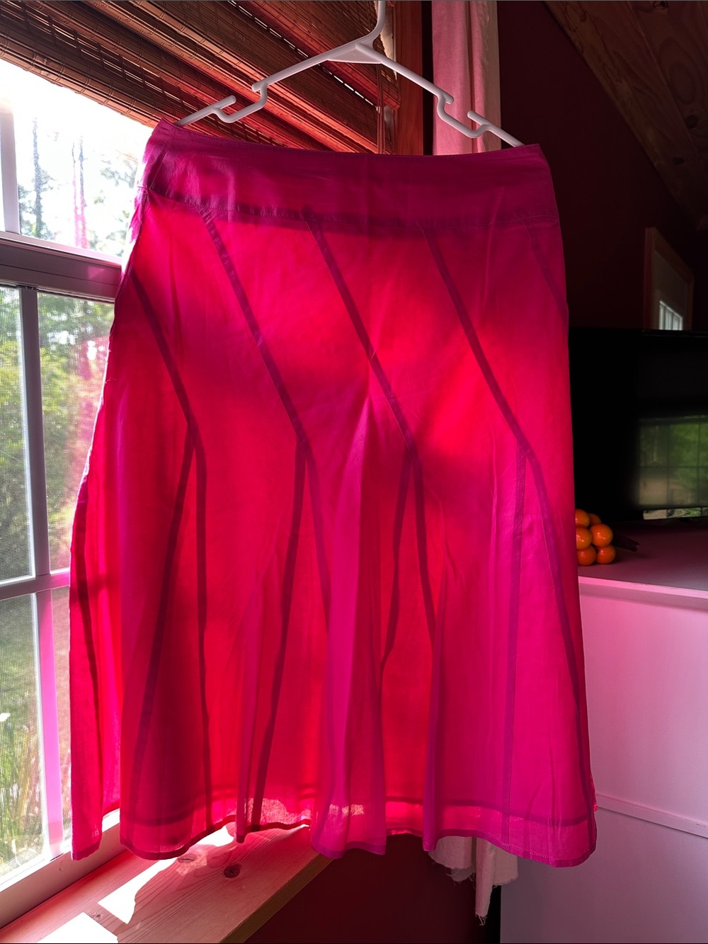 Liz Claiborne Hot Pink A-Line Skirt